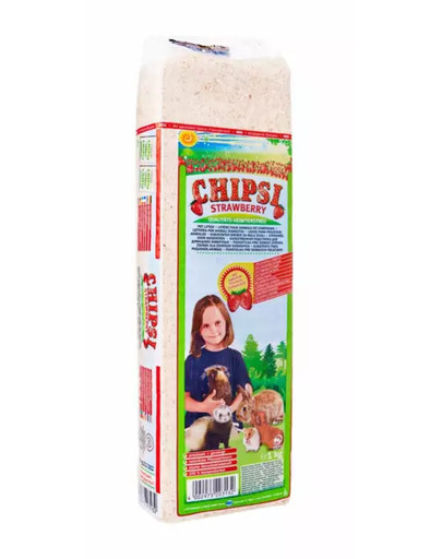 JRS Chipsi strawberry 15l (1 kg) segatura al profumo di fragola