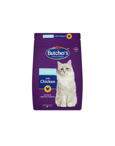 BUTCHER'S Functional Cat Dry Sensitive pollo 800 g