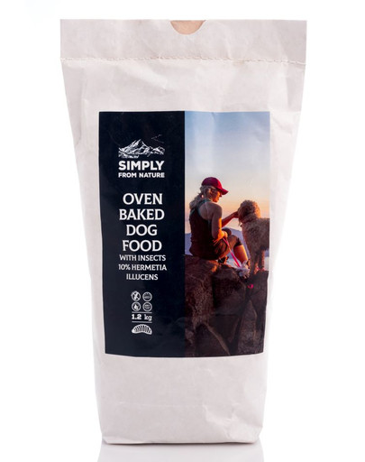 SIMPLY FROM NATURE Cibo cotto al forno con proteine di insetti 1,2 kg ipoallergenico