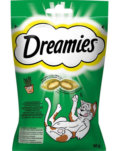 DREAMIES friandise avec un soupçon d'herbe à chat 60 g