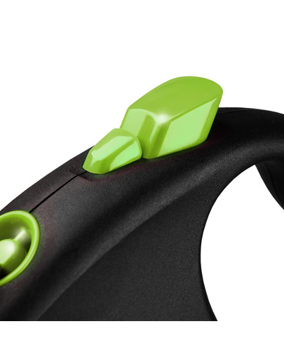 FLEXI guinzaglio automatico Black Design L strap 5 m verde