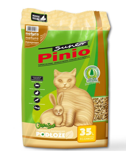 BENEK Super Pinio Żwirek drewniany pellet