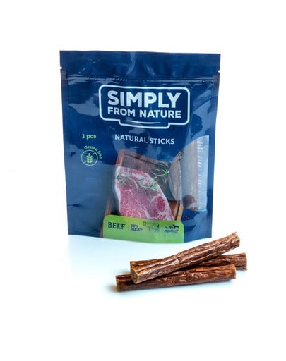 SIMPLY FROM NATURE Sticks naturali con manzo 3 pz.