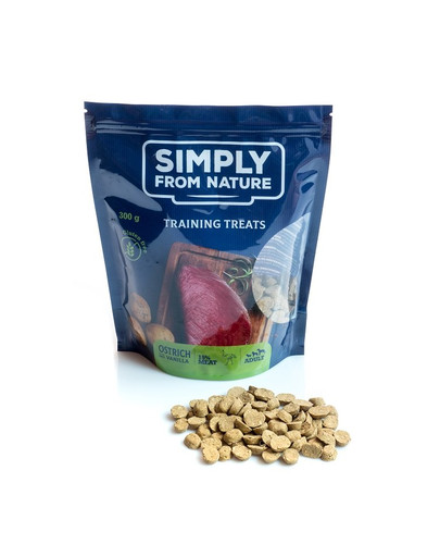 SIMPLY FROM NATURE Snack con carne di struzzo e vaniglia 300 g