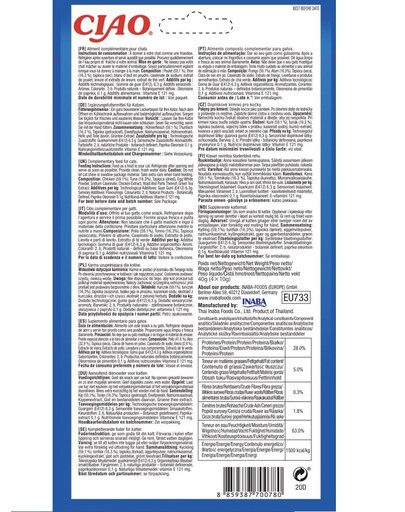 INABA Churu Rolls Chicken 4x10g wrapy z kurczakiem dla kota