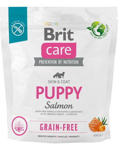 BRIT Care Grain-free Puppy con salmone 1kg