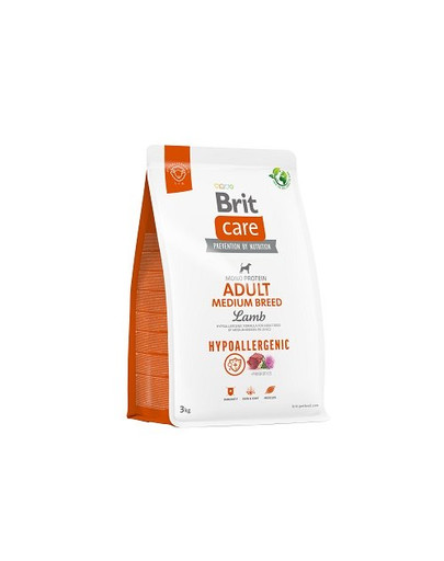 BRIT Care Hypoallergenic Adult Medium Breed con agnello 3kg