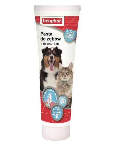 BEAPHAR Dentifricio al gusto di fegato per cani e gatti 100 g