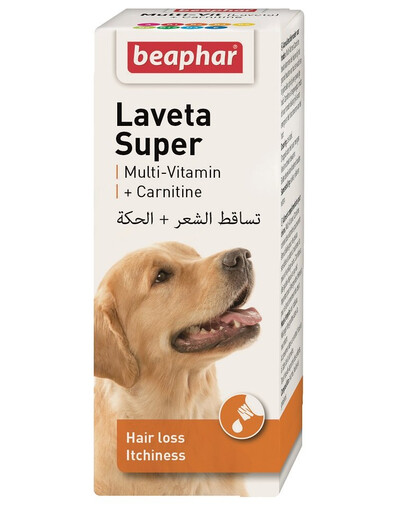 BEAPHAR Laveta Super Preparat Poprawiający Kondycję Sierści Dla Psa 50 ml