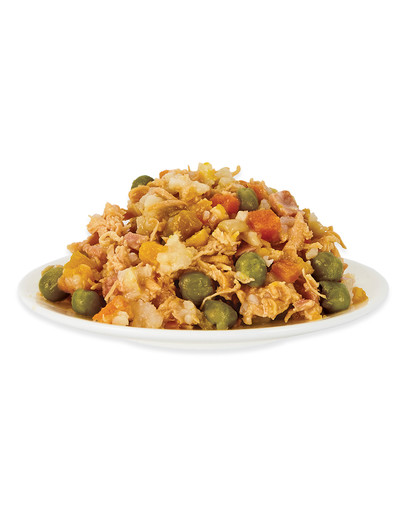 APPLAWS Dog Tin Cibo umido per cani con petto di pollo, prosciutto e verdure 6x156 g