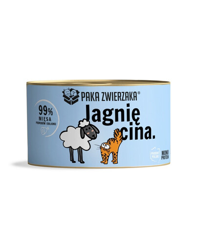 PAKA ZWIERZAKA Karma mokra Jagnięcina 6x200 g
