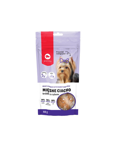 MACED York Cubetti di coniglio con riso 60g