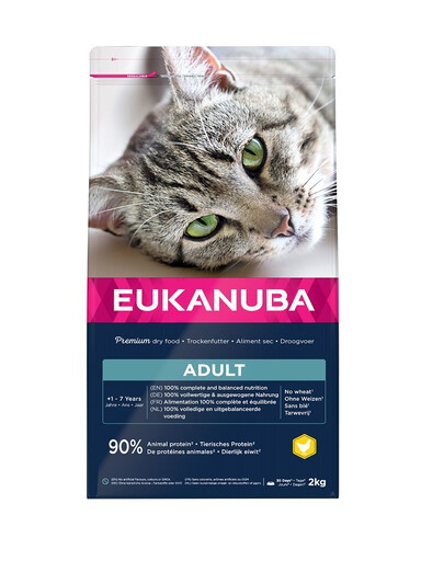 EUKANUBA Cat Adult All Breeds Top Condition Chicken & Liver 2 kg