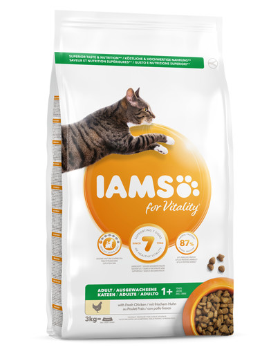 IAMS Cat Adult All Breeds Chicken 3 kg