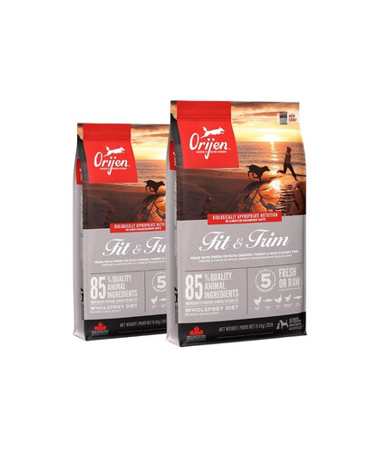ORIJEN Fit & Trim Dog 22,8kg (2 x 11,4kg)