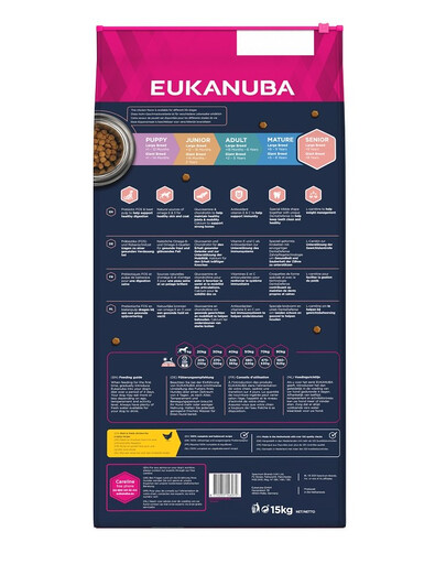 EUKANUBA Caring Senior Large Breed Chicken 15kg