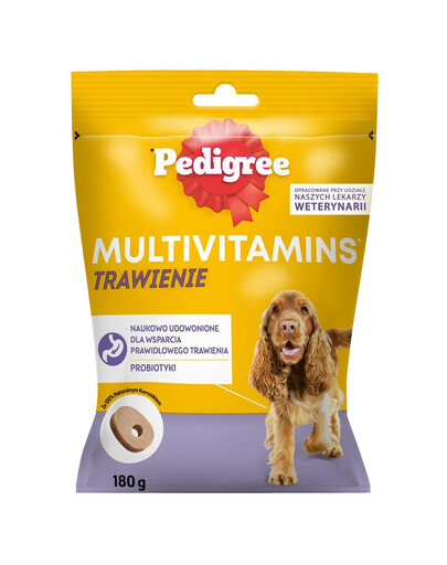 PEDIGREE Multivitamins Digestion Chicken 180 g Integratore per la digestione per cani adulti