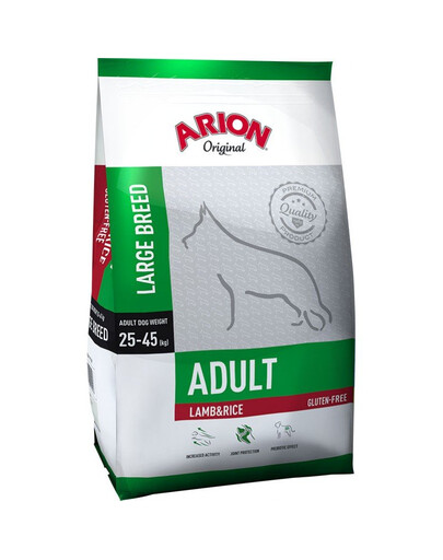 ARION Original adult large breed Lamb & rice 12 kg