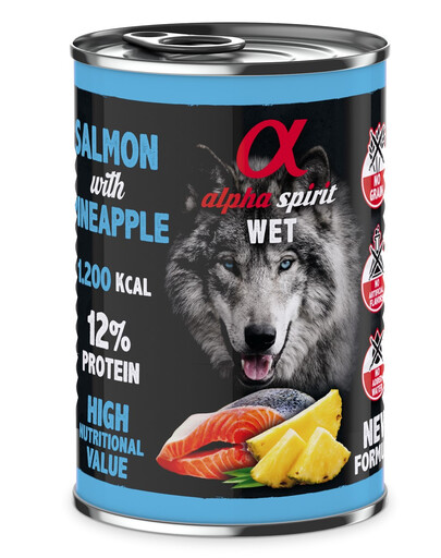 ALPHA SPIRIT Salmon with pineapple Salmone con ananas 400g