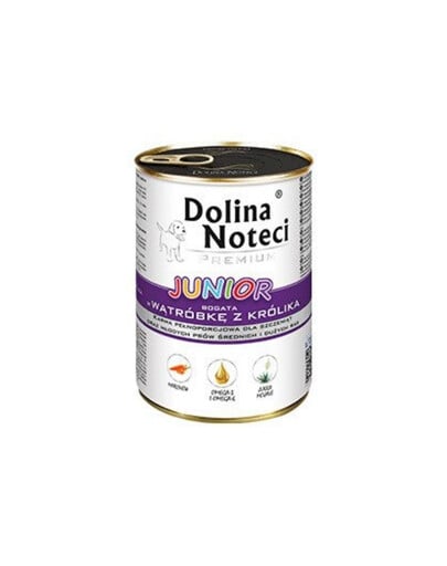 DOLINA NOTECI Premium Junior Ricco di fegato di coniglio 400g