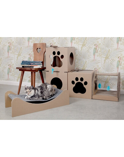 CARTON+ PETS Tiragraffi per gatti Fun Park