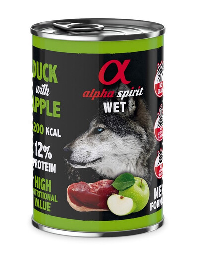 ALPHA SPIRIT Duck with kiwi Anatra con kiwi 400 g