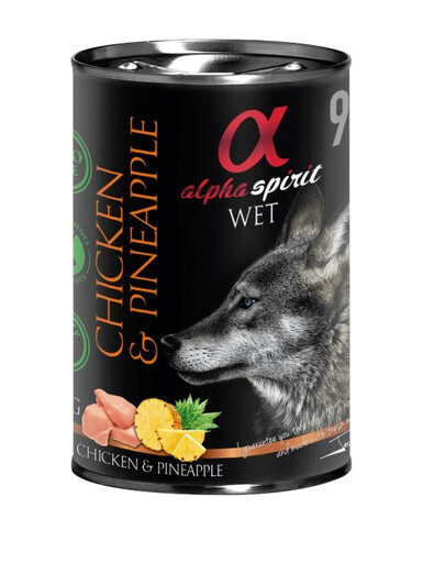 ALPHA SPIRIT Chicken with pineapple Pollo con ananas 400 g