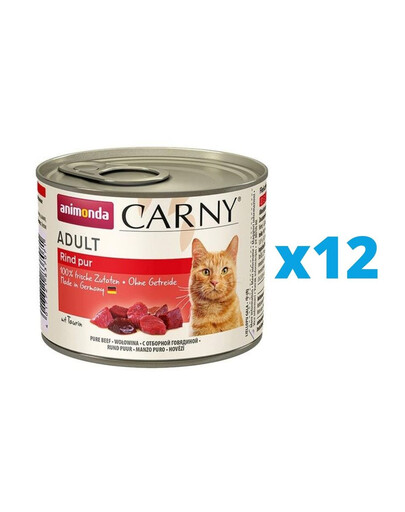 ANIMONDA Carny Adult manzo e agnello 12 x 200g