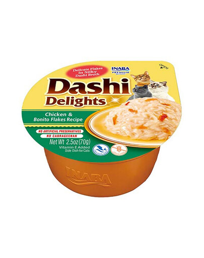 INABA Cat Dashi Delights Pollo e tonno bonito 70g