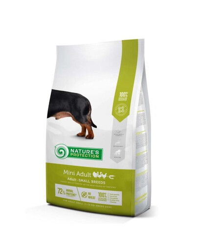 NATURES PROTECTION Mini Adult Poultry with Krill Small Breed Dog 2kg con pollame e krill per cani adulti  di razze piccole