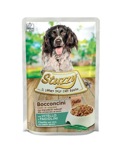 STUZZY Veal With Grean Beans In Jelly 100g