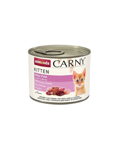 ANIMONDA Carny Kitten Baby Paté 200 g per gattini