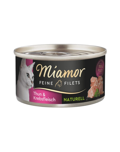 MIAMOR Feine Filets Naturell Tuna&Crab 80g tuńczyk i krab w sosie własnym