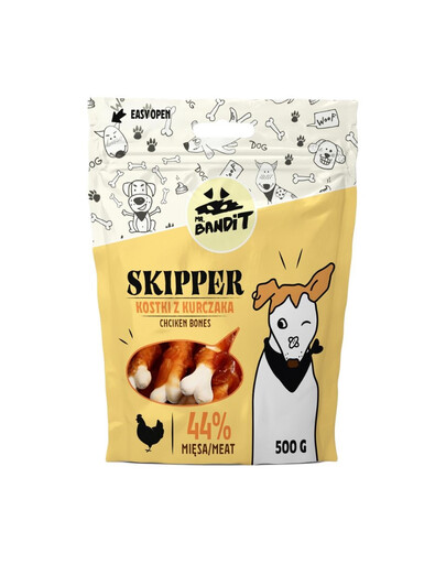 MR. BANDIT Skipper kostki z kurczaka dla psów 500 g