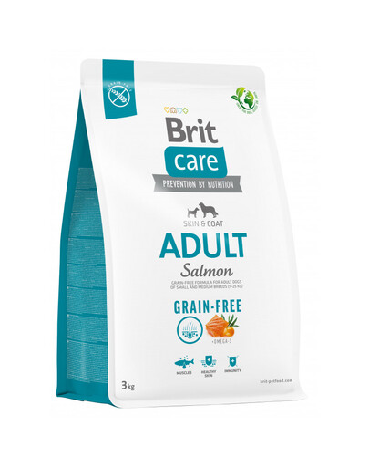 BRIT Care Grain-free Adult con salmone 3kg