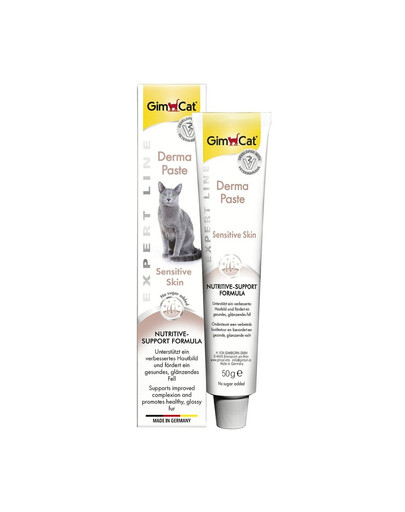 GIMCAT Expert Line Derma Paste 50 g past na zdrowie skóry dla kotów