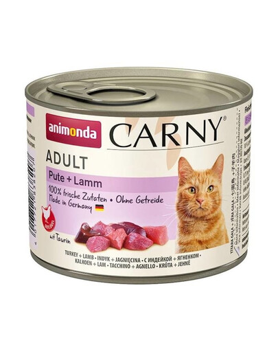 ANIMONDA Carny Adult 200 g - tacchino e agnello