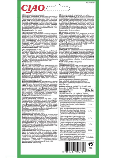 INABA Churu Pops Tuna & Chicken 4 x 15g con tonno e pollo per gatti