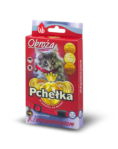 PCHEŁKA Obroża przeciw ektopasożytom dla kota 30 cm