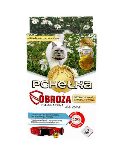 PCHEŁKA Obroża przeciw ektopasożytom dla kota 30 cm