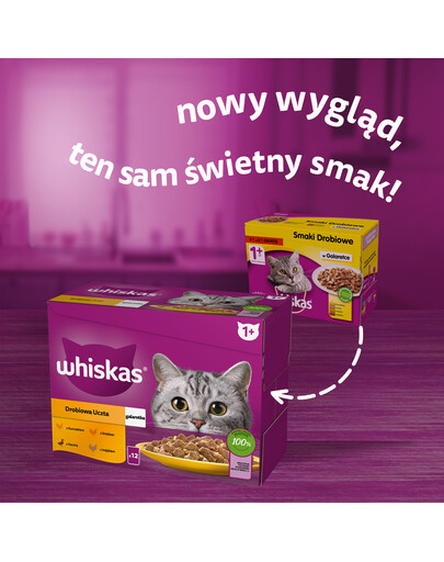 WHISKAS Junior bustina 28x85g di cibo umido per gattini con pollo in gelatina
