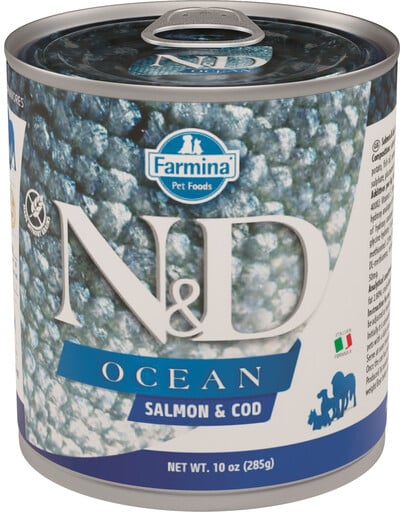 FARMINA N&D Ocean Dog salmon, codfish 285 g