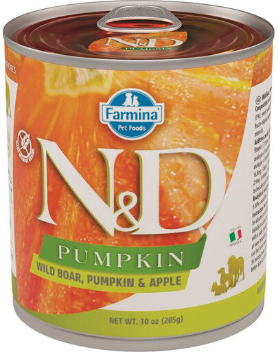FARMINA N&D Pumpkin nedves kutyaeledel - vaddisznó és alma 285 g
