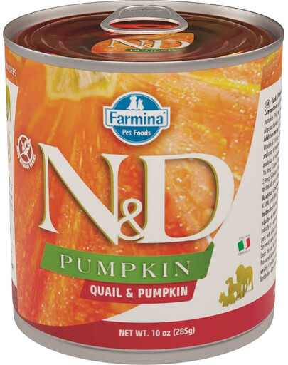 FARMINA N&D Dog quail&pumpkin 285 gr