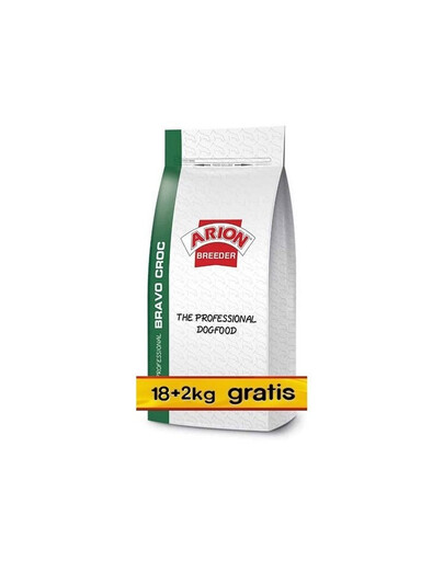 ARION Breeder Bravo Croc 24/10 kg 18+2 GRATIS
