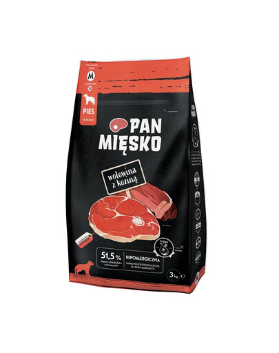 PAN MIĘSKO Wołowina z koziną M 3 kg