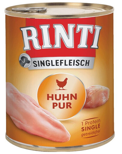 RINTI Singlefleisch Chicken Pure pollo monoproteico 6 x 800g