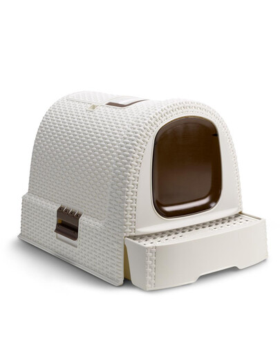 CURVER Toilette per gatti beige