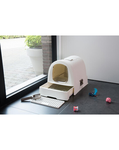 CURVER Toilette per gatti beige
