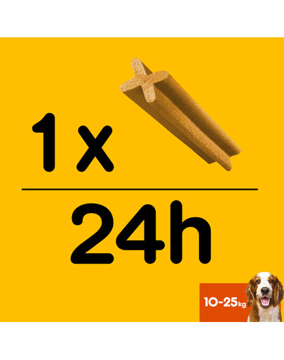 PEDIGREE Dentastix razze medie 54pz. (18 x 77g)